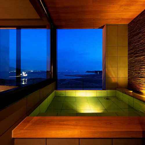 佐賀旅館の露天風呂